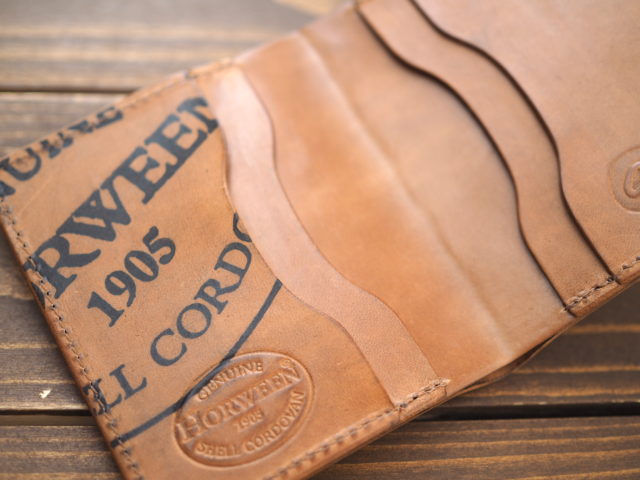 Ashland Leatherの財布「TONY THE ANT」ナチュラルコードバン 