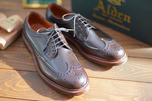 Alden collection|97894（ロングウイングチップ／シガーコードバン 