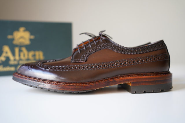 Alden collection|97894C（ロングウイングチップ／シガーコードバン 